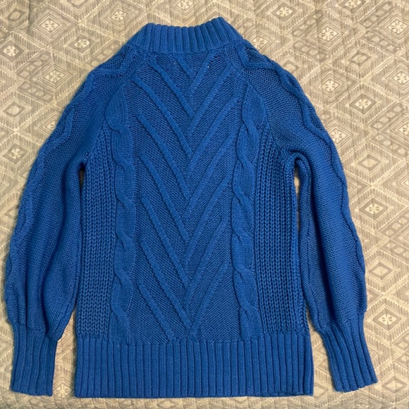LOFT mock neck balloon sleeve sweater - Picture 4 of 6
